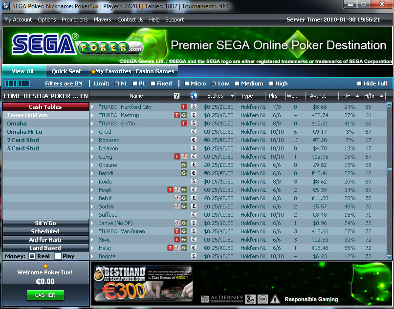 Sega Poker